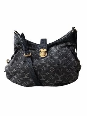 Louis Vuitton Denim Mahina XS Black Monogram Shoulder Bag